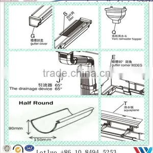 Metal Roof Tiles Accessories Flat Sheet Valley Tray Square Ridge Capping thumbnail-1
