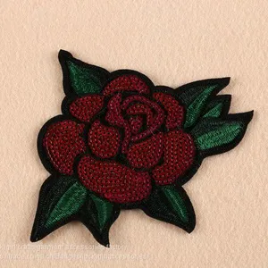 New Style Customized Colorful Applique Flower Sequins thumbnail-5