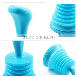 Cleaning Tool Plastic Cleaning Toilet Suck With Brush Portable Toilet Suck Drain Cleaning Tool thumbnail-2