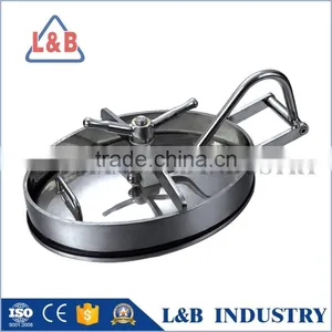 Size DN300-1000 Stainless Steel Sanitary Manway Door thumbnail-1