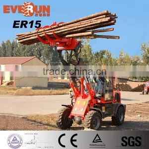 EVERUN Brand Snow Cleaning Machine 1.5 Ton China Wheel Loader With Snow Blade thumbnail-5