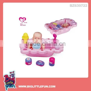 Baby Toy Plastic Toy Bathtub With Doll thumbnail-1