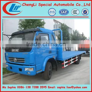Dongfeng Flatbed Trucks for Sale,flatbed Truck Bodies,trucks for Carrying Excavator/bulldozer thumbnail-1