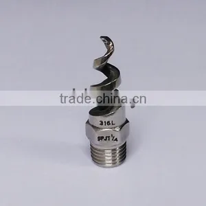 1/4" Stainless Steel Spiral Cone Atomization Nozzle for Industrial Spray Dust Remove thumbnail-1