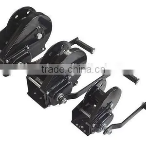 Manufacturing 1200lbs Galvanized Two Way One Speed Barge Winch With Cable thumbnail-6