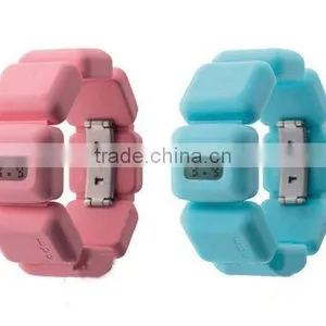 2012 Fashion Silicone Chocolate Watch thumbnail-1