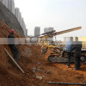 High Air Pressure Crawler Hydraulic Drilling Rig G140YF For Depth 60 Meters thumbnail-3