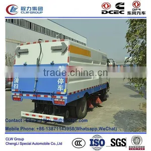 Dongfeng 4*2 Type 120hp 7 Ton Road Cleaning Truck thumbnail-4