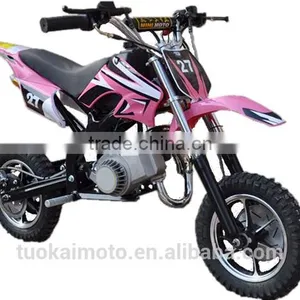 Top Quality 49cc 2-stroke Pull Start Girl Mini Dirt Bike for Sale (TKD50-011) thumbnail-1