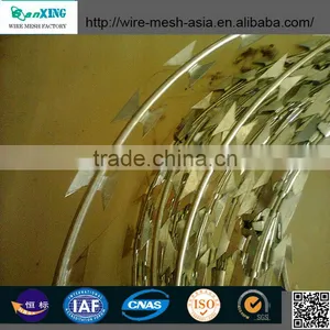 Galvanized Surface Treatment and Stainless Steel Wire Material Barbed Wire Price per Roll thumbnail-1