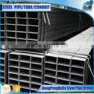180*260*10mm ERW Black Rectangular Hollow Section Shape Steel Pipe thumbnail-1