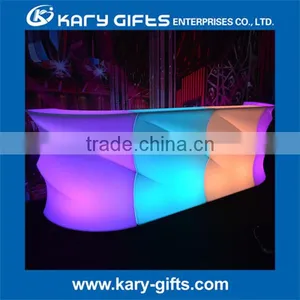 Commercial LED Furniture Plastic Bar Counter Hookah Furniture thumbnail-6