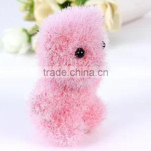 Creative Potted Decor Handmade Simulation Bear Flocked Animals Toy thumbnail-2