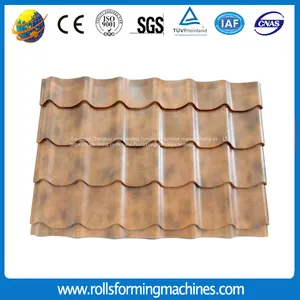 Villa Glazed Roof Tile Roll Forming Machine| Step Roof Glazed Tile Roll Forming Machine thumbnail-5