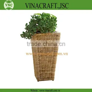 Square Water Hyacinth Basket for Plant thumbnail-1