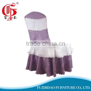 Professional Rosette Banquet Chair Cover With Ruffles thumbnail-1