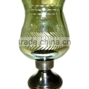 Whole Home Beautiful Decoration Brass Hurricane Candle Holder thumbnail-4