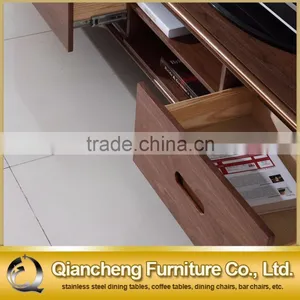 Pine Wood New Design Modern TV Cabinet With Drawers thumbnail-5