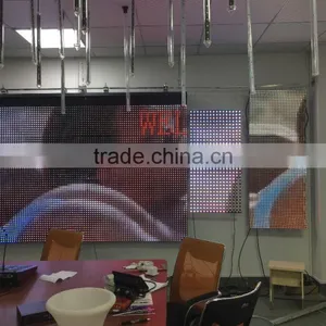 Hot Selling Flexible Led Vedio Curtain P25 for Wedding Stage Decoration thumbnail-2