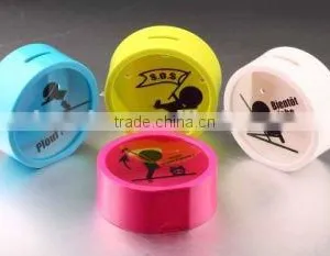 Hot Design Cylinder Shape Mini Size Plastic Coin Collector thumbnail-1