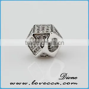 New Product Brass Beads With Zircon,Micro Pave Beads,Round Micro Pave Beads thumbnail-1