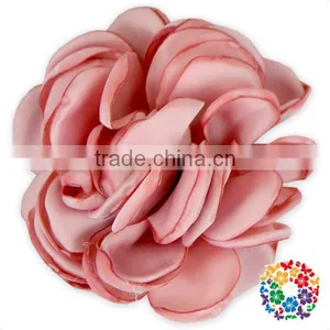 Handmade Posh Big Fabric Flowers for Dresses,hair Headband thumbnail-1