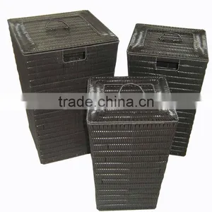 Modern PE Rattan Basket thumbnail-1