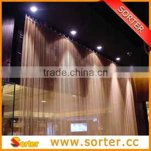 New Design Metal Wire Mesh Drapery Restaurant Decoration thumbnail-2