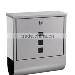 CT-9004 Wall Mounted Stainless Steel Mail Box thumbnail-1