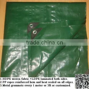 Woven Plastic Tarpaulin for Waterproof Useing thumbnail-1