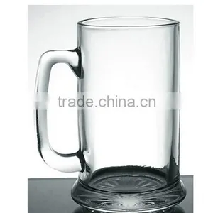 Transparent Glass Beer Mug Stein thumbnail-3