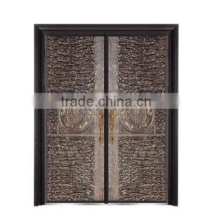 Royal Luxury Villa Entrance Door Double Steel Door Security Main Door(BG11-M068) thumbnail-1