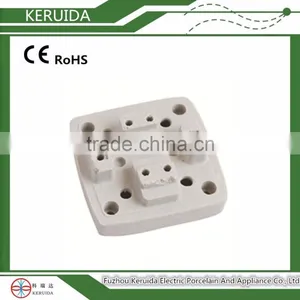 Manufacturer! Porcelain Socket Board/ceramic Socket Base thumbnail-1