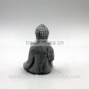 Wholesale Custom Resin White Body Buddha Statues for Sale thumbnail-5