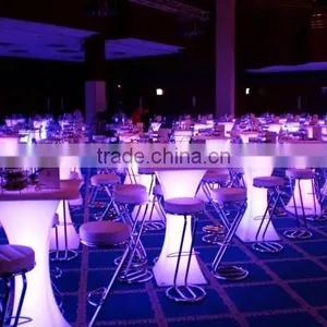 Party Cocktail Tables/ Nightclub Led Bar Cocktail Table/ Led Light up Bar Cocktail Table thumbnail-1