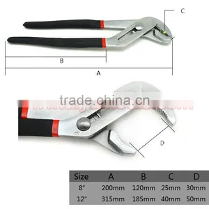 Groove Joint Plier, Water Pump Pliers, Hand Tools Slip Joint Plier Pipe Wrench thumbnail-4