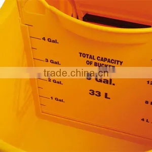 33L Hotel Cleaning Bucket With Wheels thumbnail-6