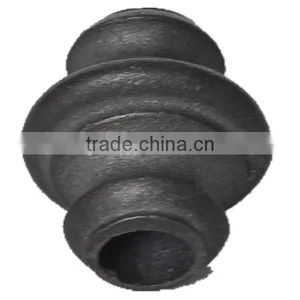 Ornamental Iron Fence Parts/collars and Bushes,round Base thumbnail-5