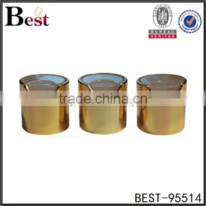 Gold Color Flip Top Bottle Cap, Shampoo Bottle Cap thumbnail-1