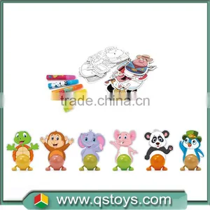 Wind up Mini Animal Inteligent DIY Painting Toy thumbnail-1