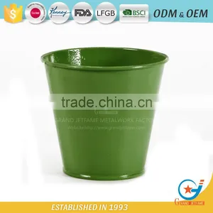 Garden Galvanized or Iron Giant Pots for Flower Galvanized Outdoor Metal Pots thumbnail-1
