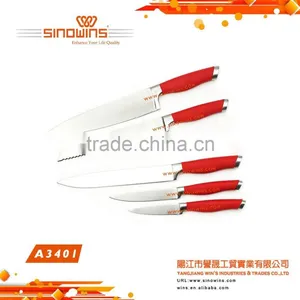 A3404-7 Super Quality 5pcs Stainless Steel Knife Set With Non-stick Coating thumbnail-3