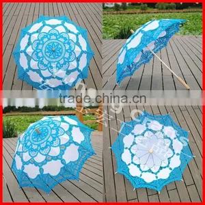 New Style Wedding Bridal Parasol Lace Parasol thumbnail-1