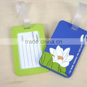 Custom Logo Name Tag Soft PVC Luggage Tag thumbnail-4