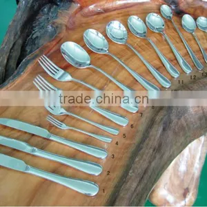 17pcs Parties Celebrating Metal Material Bulk Buy From China /Silver Color Tableware China Manufacturer Wholesale thumbnail-2