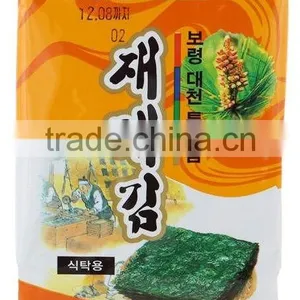 Healthy Roasted Seaweed Laver Nori Snack 20g(0.70oz)x 15packs / Seafood / Seaweed thumbnail-1
