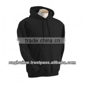 Black Wholesales Pull Over Hoodies Cotton/poly Fleece 2014 Model thumbnail-1