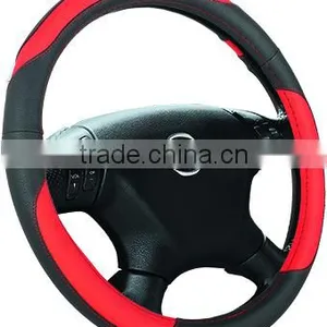Popular Comfortable PU Car Steering Wheel Cover With Different Color thumbnail-3