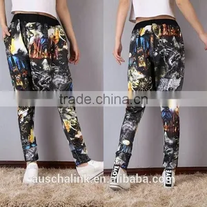 2016 New Arrival Personalized Street Trendy Women Print Hip Hop Pants thumbnail-6