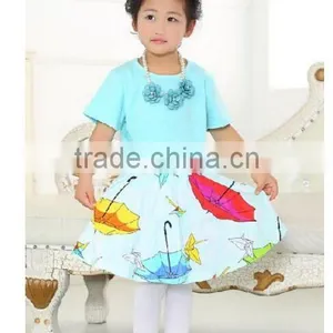 2016 China Product and Low Price Wholesale Pleated Skitrs Set With Top and Skirt and Headband for 6months -8years Baby Kids thumbnail-6